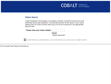 Tablet Screenshot of e-paycobalt.com